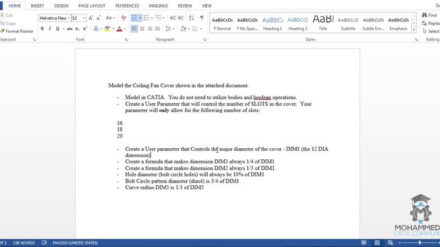 Catia V5 Parameters & Formulas|Fan Cover Design|Part 3-Subscriber's Request смотреть онлайн