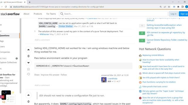 git Jgit throws java io IOException Creating directories for config jgit failed Stack Overfl смотреть онлайн