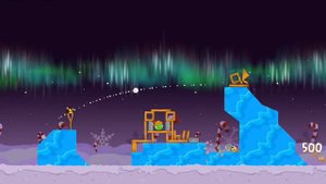 Angry Birds Seasons Winter Wonderham 1-3 Прохождение на 3 Звезды