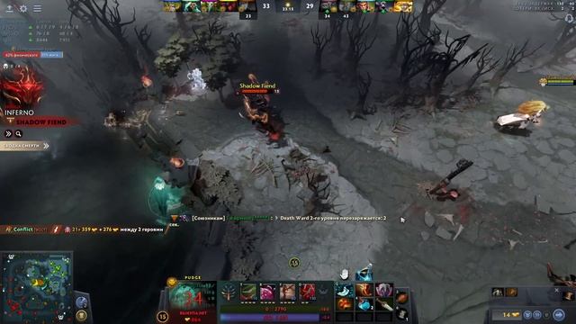 MID Pudge gameplay! OVER 7k HP! patch 7.34d Dota 2 смотреть онлайн