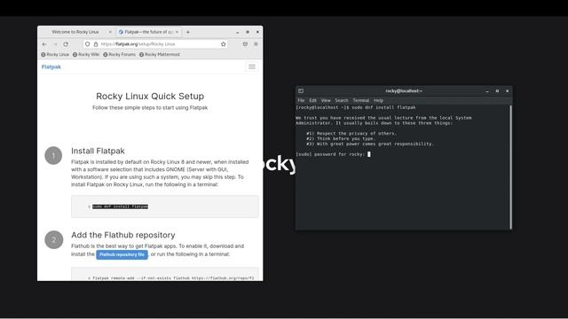 How to install/add Flathub/Flatpak in Rocky Linux 8.7 смотреть онлайн