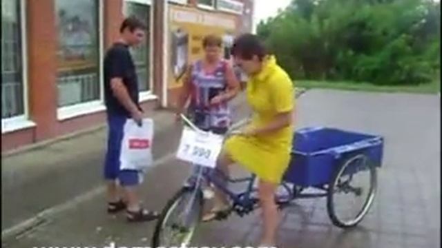 Грузовой велосипед (велорикша) смотреть онлайн