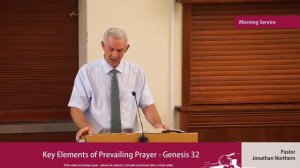 Service | Key Elements of Prevailing Prayer - Genesis 32