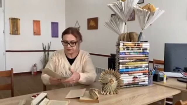 Новая жизнь старых вещей, Искусство складывания книжных страниц.  Мирнопільський Будинок культури.
