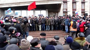 Митинг 2 марта 2014 года в Донецке. Выступление Павла Губарева в Донецке.