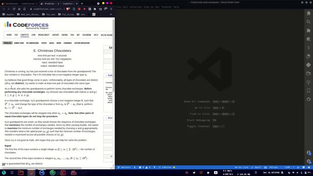 Codeforces Round 761 (Div. 2) | Solving A, B & E | What The Code