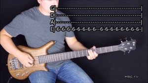 The Offspring - The kids aren't alright (Bass Cover with Tabs)