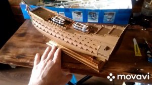 модель корабля  гладиатор.