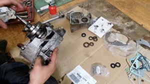 Сборка двигателя скутера 4т 80 кубов
