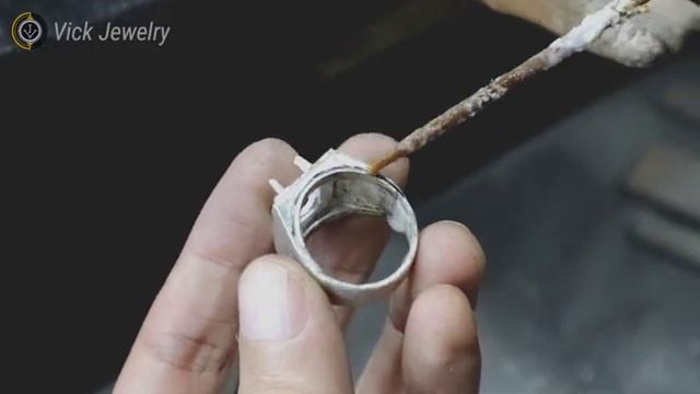 custom hessonite garnet ring - making mens ring смотреть онлайн