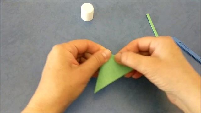 Origami clover leaf | Лист клевера оригами из бумаги