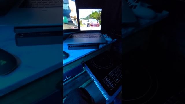 Playstation in a Van - Pure Sine Inverter Test - Induction Cook Top