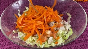 Безупречный САЛАТ с КОРЕЙСКОЙ Морковью и Курицей (куриным филе). Салат с морковью по-корейски