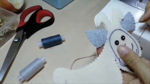 Как сшить Козу из фетра для украшения Новогодней Елки