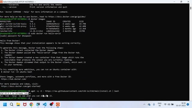 How to install Minikube on windows | How to install docker on Ubuntu | How to install wsl #devops