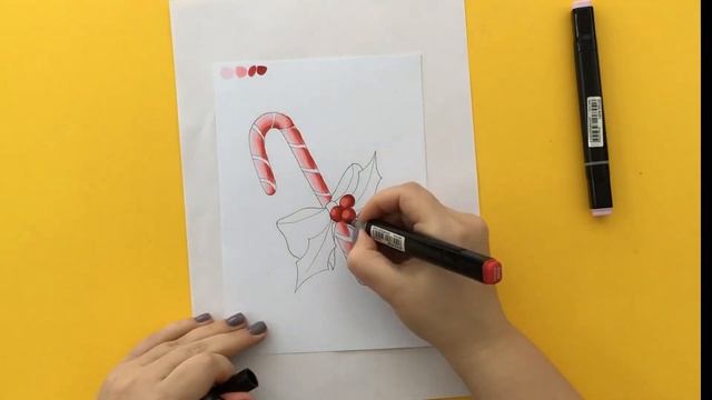 Как нарисовать ЛЕДЕНЕЦ? Рисуем маркерами СКЕТЧ-ИЛЛЮСТРАЦИИ