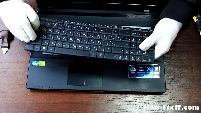 Asus X75V (X75 Series) PART 2: assembling, сборка ноутбука смотреть онлайн