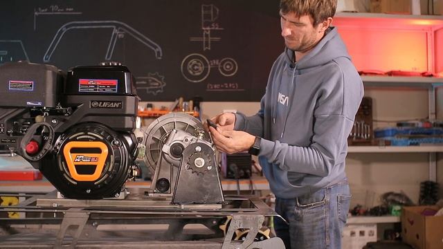 реверс редуктор + мотобуксировщик