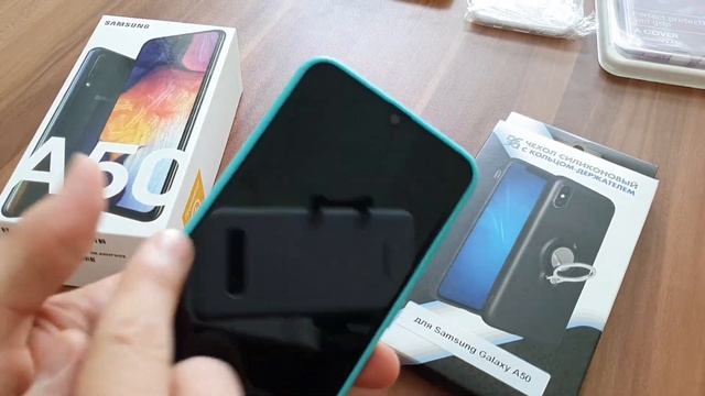 Силиконовый чехол для Samsung Galaxy A50 Neypo Soft Matte Бирюзовый смотреть онлайн