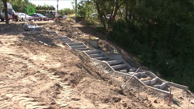 Работы по берегоукреплению начались на Пречистенской набережной смотреть онлайн