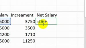 how to make salary increment sheet in Excel Hindi