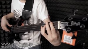 Безладовая бас гитара STAGG BC300FL fretless bass
