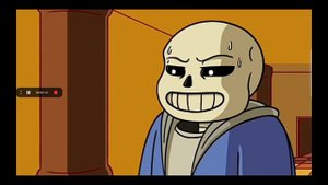 санс против чары(анимация)