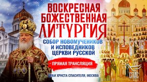 БОЖЕСТВЕННАЯ ЛИТУРГИЯ. СОБОР НОВОМУЧЕНИКОВ И ИСПОВЕДНИКОВ ЦЕРКВИ РУССКОЙ