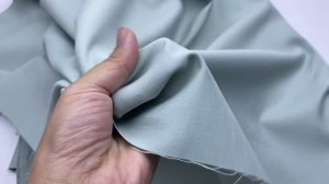 Твил мятного цвета однотонная 17351