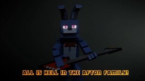 "Afton family" FnaF Minecraft animation short | Russian Cover by Danvol
