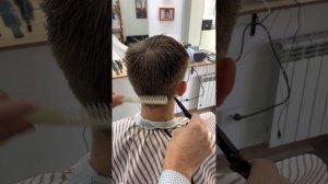 Тушевка ножницами по расческе