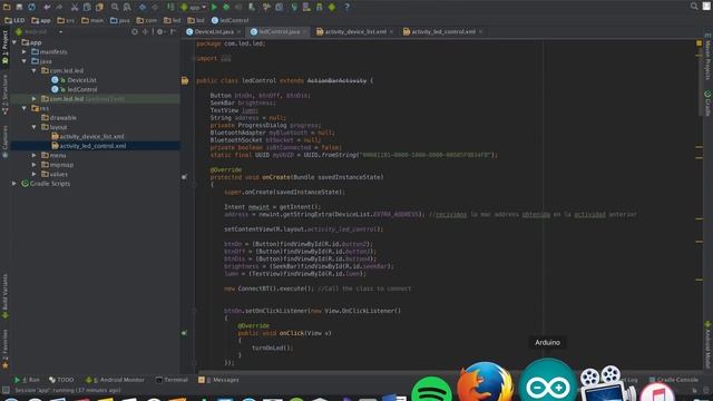 Conexión Bluetooth, Android - Arduino. Android Studio смотреть онлайн