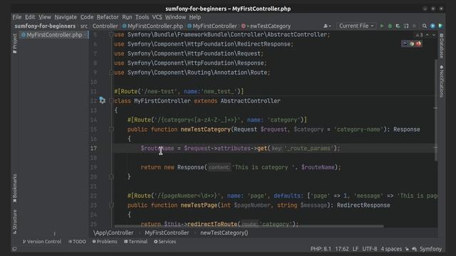 Symfony 6 - How to get the route name and parameters?