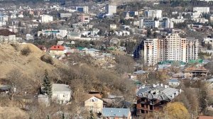 КИСЛОВОДСК. Армянская церковь. 26.02.2020г. Панорама  Кисловодска.