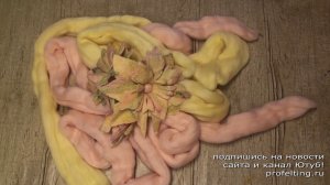 Как пропитывать готовый войлок