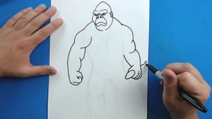 How to draw King Kong
