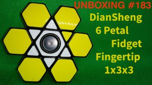 Unboxing №183 DianSheng 6 Petal Fidget Fingertip 1x3x3. Обзор