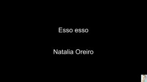 Esso esso (Natalia Oreiro) BT