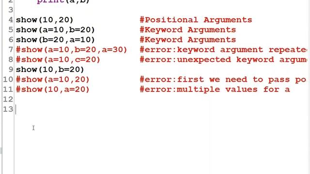 type of args in python