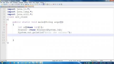 how to create a java program using array variable #basicjava #javaprogram