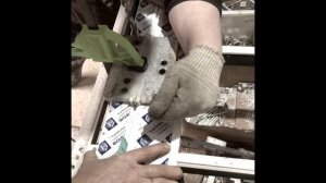 Процесс сборки дверей из холодного алюминия Татпроф 45