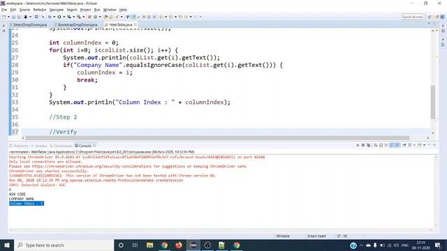 How To Handle Dynamic WebTable In Selenium WebDriver || Java
