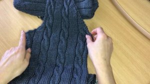 Мужской жилет спицами // Экспресс МК