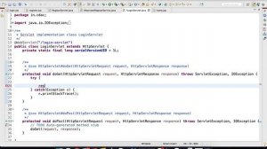 8. User Authentication - Login Jsp And Login Servlet Integration