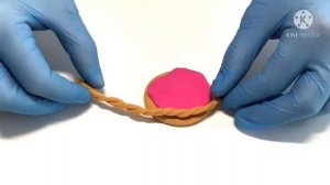 Лепим малиновый пирог из воздушного пластилина / We make a pie from air plasticine / Baby Games