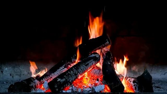 Огонь, дрова горят в печи. Огонь в камине. Звук костра. Релакс. Медитация. Огонь. 10 часов для сна