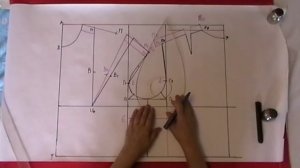 Блузка в романтическом стиле. Часть1. Построение чертежа с углубленной проймой.