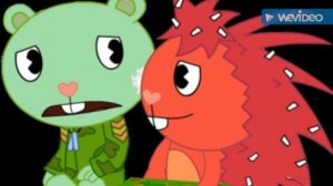 Happy Tree Friends  snowers x giggles And Petunia X handy and Flaky x Flippy