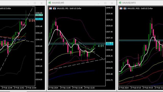 XAUUSD M1 M5 on Eightcap Record 2024 02 27 Period 3 смотреть онлайн