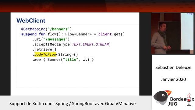 BordeauxJUG - Janvier 2020 - S. Deleuze - Quoi de neuf sur le support de Kotlin dans Spring ? смотреть онлайн